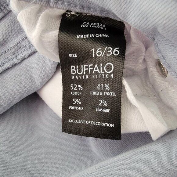 David Bitton Buffalo Havana Soft Stretch Jeans Size 16 36 EUC - Picture 10 of 11